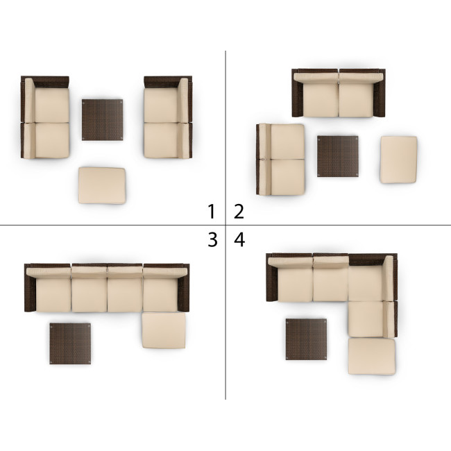 Садові меблі Di Volio MODENA Black