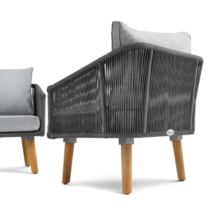 Комплект садовой мебели Di Volio Matera Серый/Светло-серый