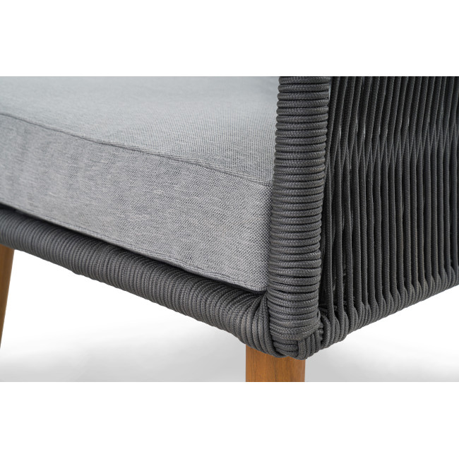 Комплект садових меблів Di Volio Matera Сірий/Світло-сірий