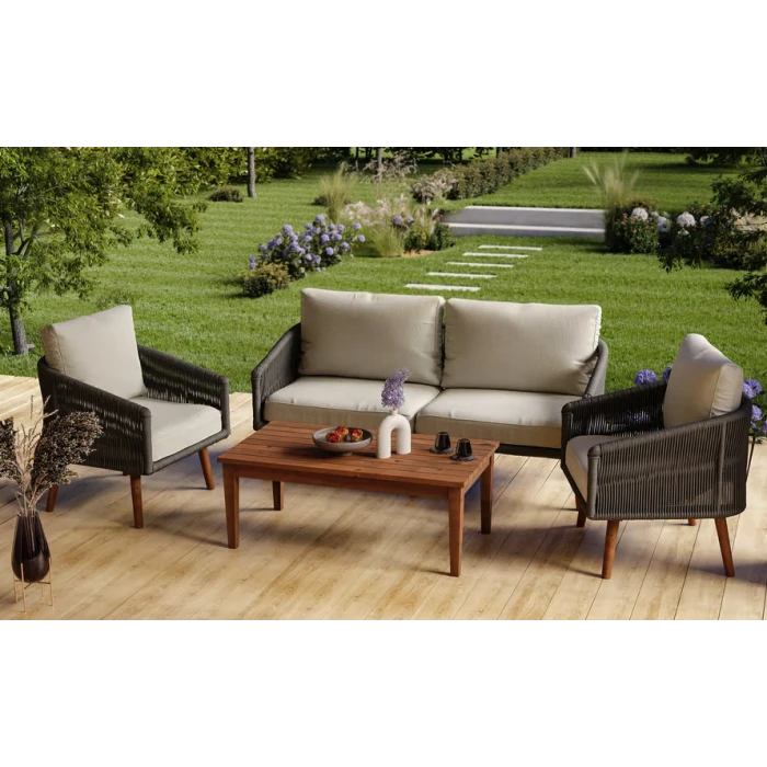 Комплект садовой мебели Di Volio Matera Серый/Светло-серый