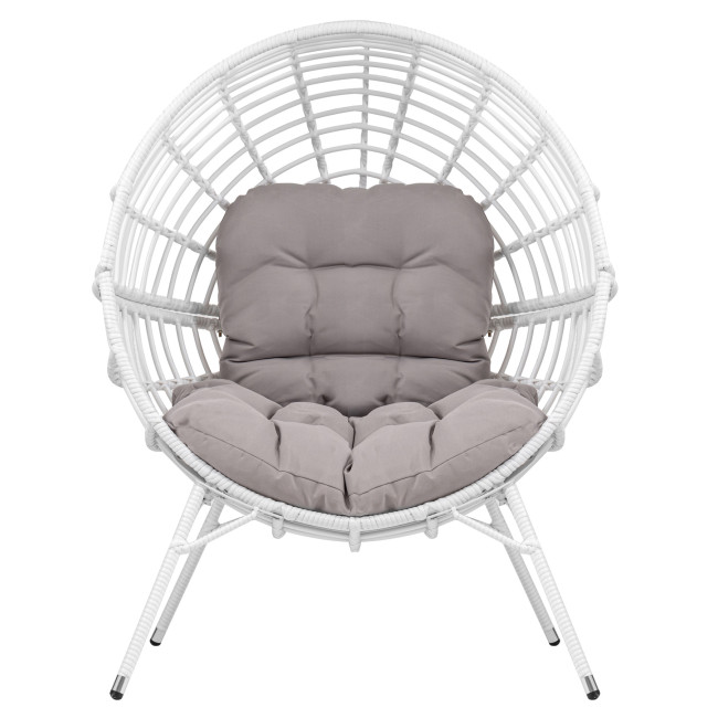 Садове крісло Di Volio Arancia біло-сірий