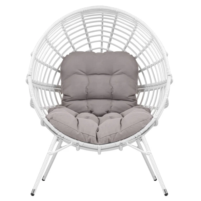 Садовое кресло Di Volio Arancia бело-серый