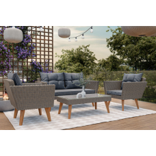 Комплект садовой мебели Di Volio Riva коричневый