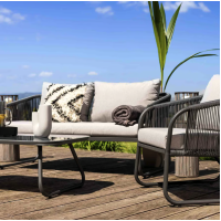 Комплект садових меблів Di Volio Paso сірий