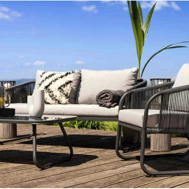 Комплект садовой мебели Di Volio Paso серый