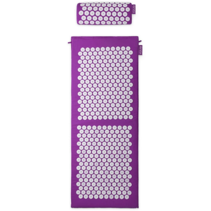 Килимок акупунктурний з валиком Gymtek фіолетовий