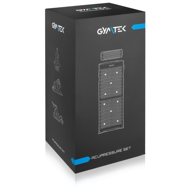 Коврик акупунктурный с валиком Gymtek фиолетовый