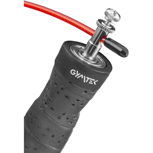 Скакалка Gymtek швидкісна з обтяжувачем, на підшипниках