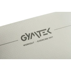 Килимок (мат) для фітнесу та йоги Gymtek Premium TPE 0,6см сіро-чорний
