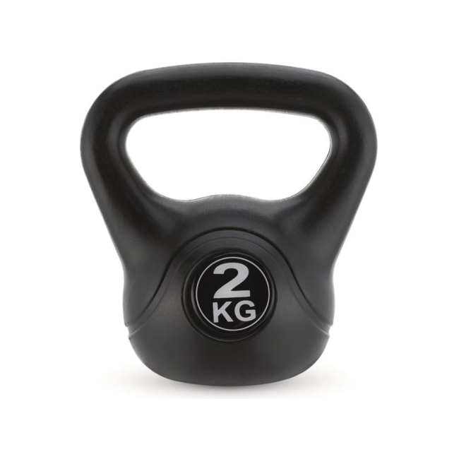 Гиря вінілова Gymtek 2кг чорний