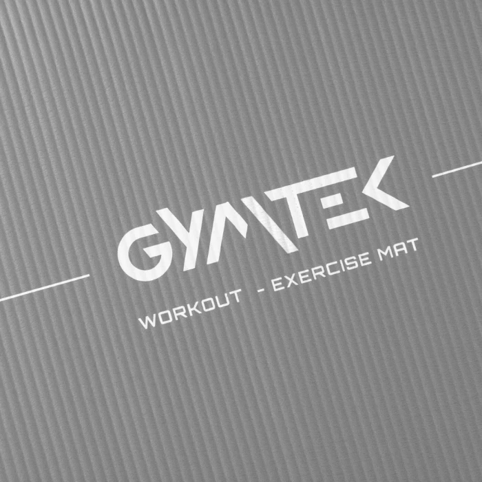 Килимок (мат) для фітнесу Gymtek NBR 1,5см сірій