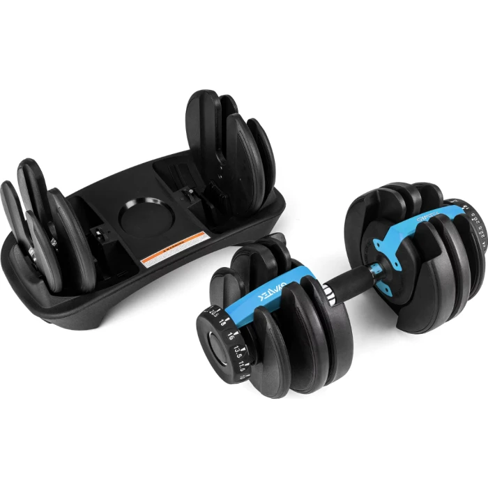 Гантель разборная регулируемая Gymtek 2,5-24кг синий