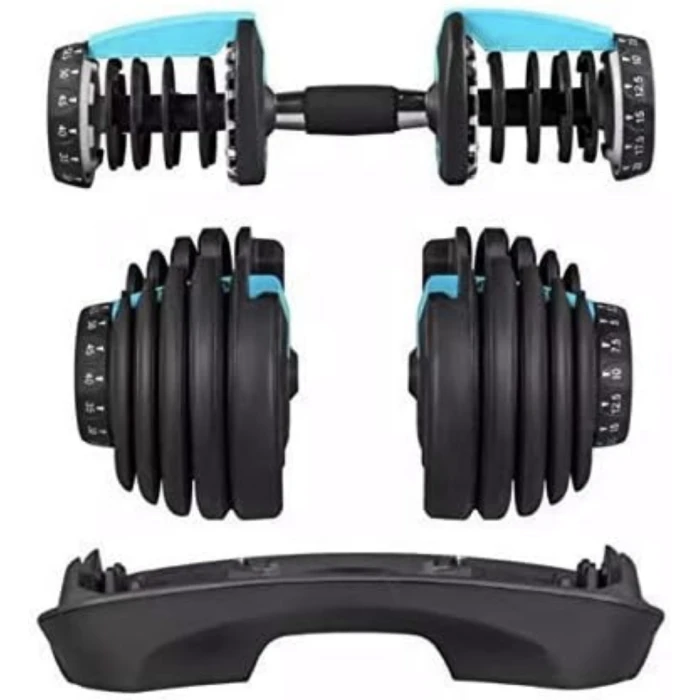 Гантель разборная регулируемая Gymtek 2,5-24кг синий