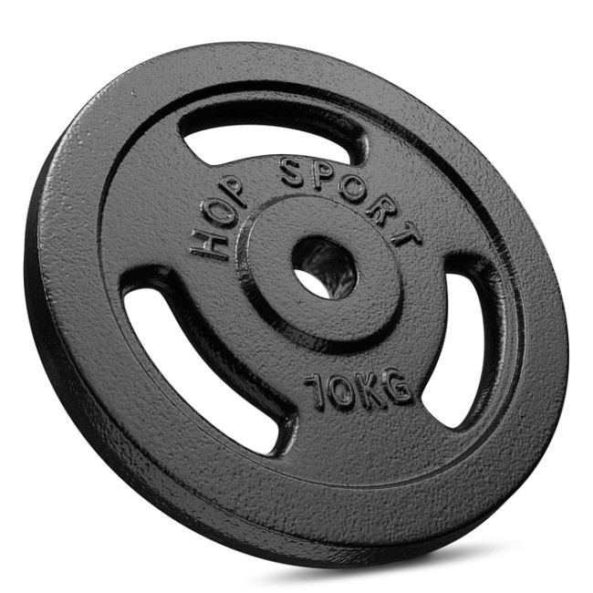 Сет из металлических дисков Hop-Sport Strong 2x10кг.