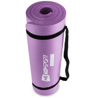 Мат для фітнесу та йоги Hop-Sport HS-N015GM 1.5см фіолетовий