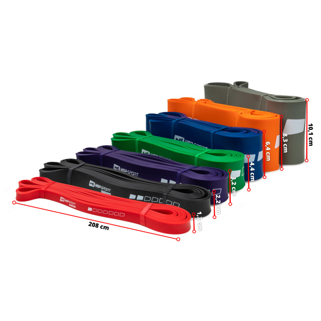 Резинка для фитнеса Hop-Sport 7-16кг HS-L013RR красная