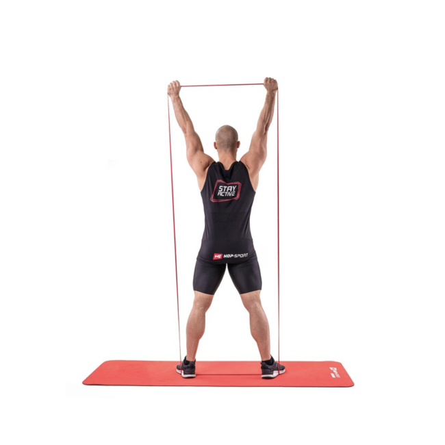 Резинка для фитнеса Hop-Sport 7-16кг HS-L013RR красная