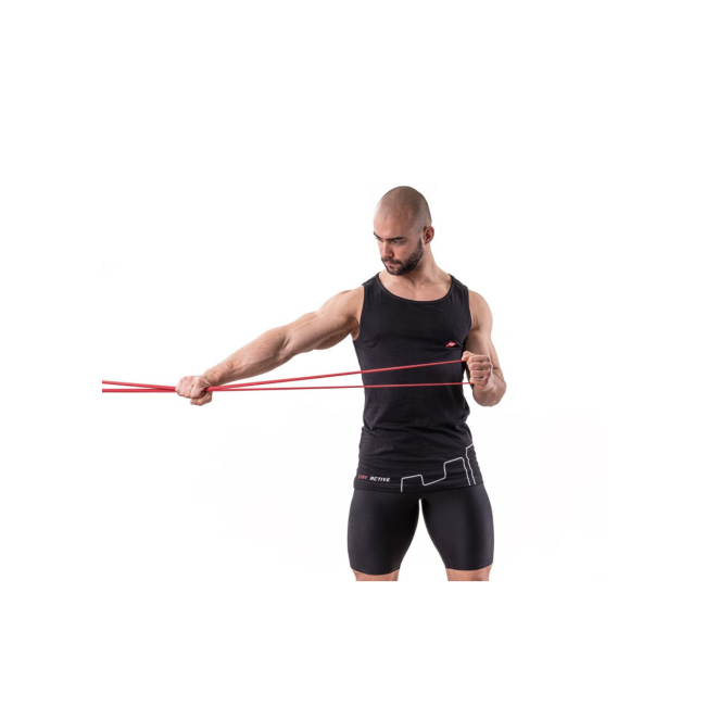 Резинка для фитнеса Hop-Sport 7-16кг HS-L013RR красная