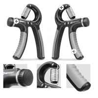 Еспандер регульований Hop-Sport 10-40кг HS-P040HG чорно-сірий