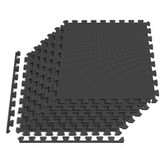 Мат-пазл Hop-Sport EVA 1см HS-A010PM - 6 частин чорний