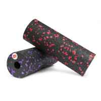 Мини массажный ролик (валик, роллер) Hop-Sport EPP 15см HS-P015YG черно-фиолетовый