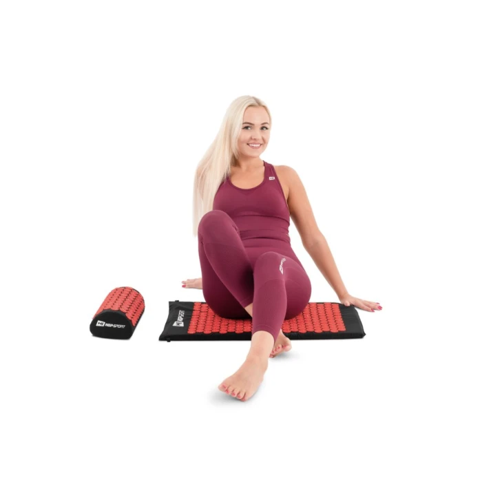 Подушка для иглоукалывания Hop-Sport HS-C037AP (Аппликатор Кузнецова) черно-красная