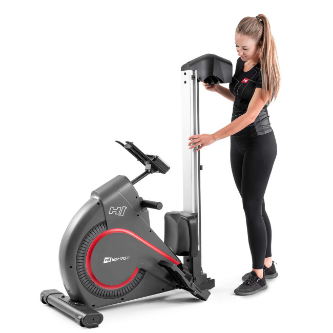 Гребний тренажер Hop-Sport HS-095R Spike сірий