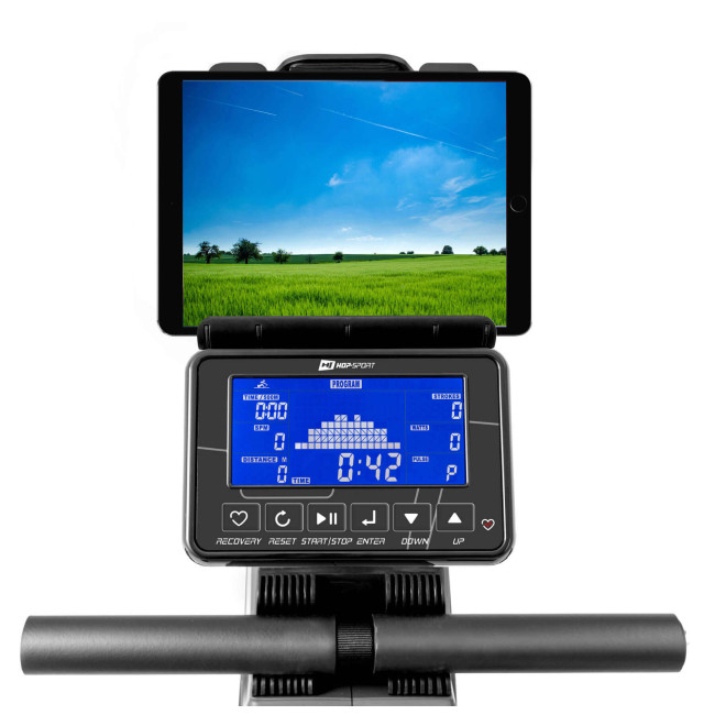 Гребний тренажер Hop-Sport HS-095R Spike сірий