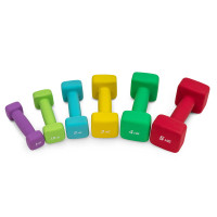 Гантелі для фітнесу неопренові квадратні Hop-Sport HS-V010DS 2х1кг