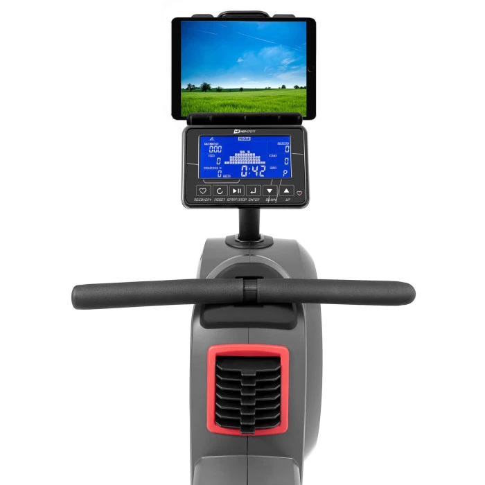 Гребний тренажер аеромагнітний Hop-Sport HS-100AR Roam сірий+ мат