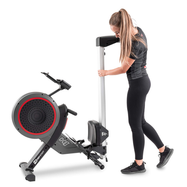 Гребний тренажер аеромагнітний Hop-Sport HS-100AR Roam сірий+ мат