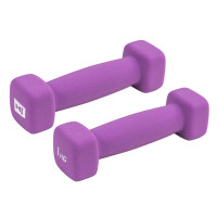 Гантелі для фітнесу неопренові квадратні Hop-Sport HS-V010DS 2х1кг