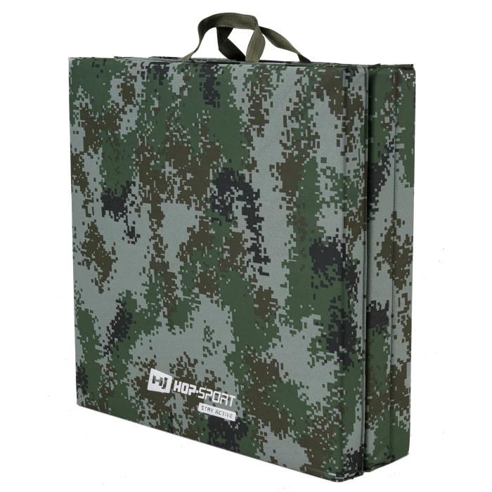 Мат гимнастический Hop-Sport HS-065FM 5см жесткий хаки