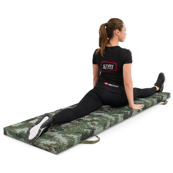 Мат гимнастический Hop-Sport HS-065FM 5см жесткий хаки