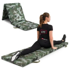 Мат гимнастический Hop-Sport HS-065FM 5см жесткий хаки