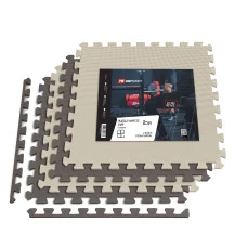 Мат-пазл Hop-Sport EVA 1см HS-A010PM - 4 частей бежево-коричневый