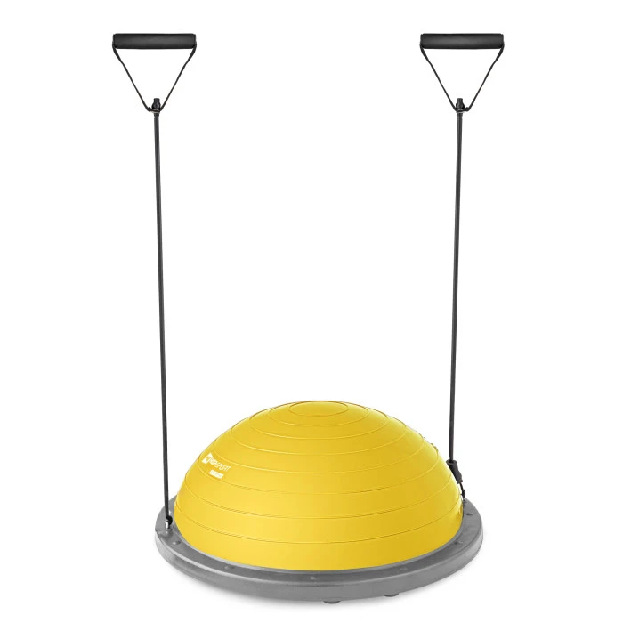 Балансировочная полусфера Hop-Sport HS-L058 желтая