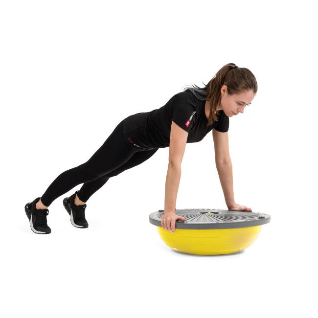 Балансировочная полусфера Hop-Sport HS-L058 желтая