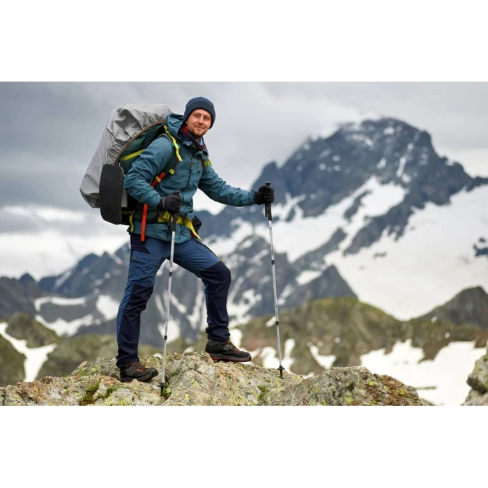 Трекинговые палки Hop-Sport Nordend серебристые