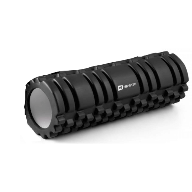 Роллер массажер (валик, ролик) Hop-Sport EVA 33 x 10см HS-A033YG черный