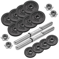 Гантелі металеві Hop-Sport New 2 х 15кг із рукавичками