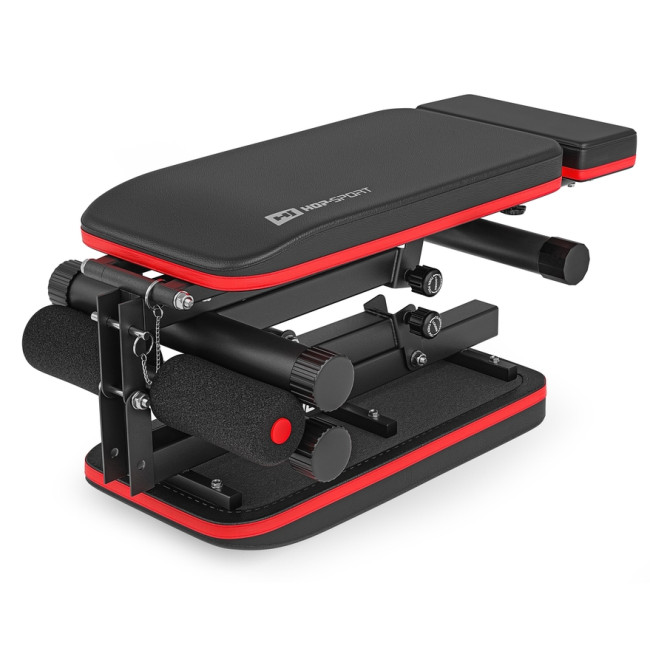 Набор Hop-Sport Premium 105кг со скамьей HS-2040 HB, штангами и гантелями.