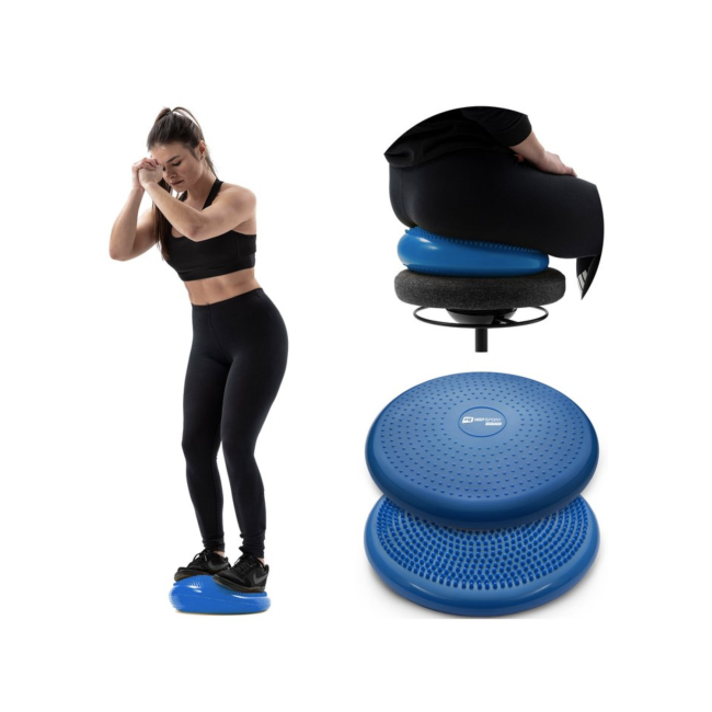 Балансировочная подушка Hop-Sport HS-R034BC синяя