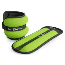 Обважнювачі для ніг та рук Hop-Sport HS-S002WB 2х1кг зелені