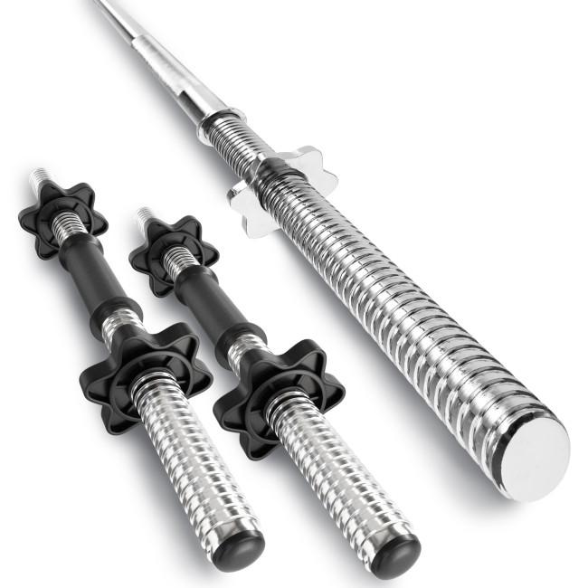 Набір Hop-Sport Premium 38кг з лавою HS-1010 Pro, штангою та гантелями