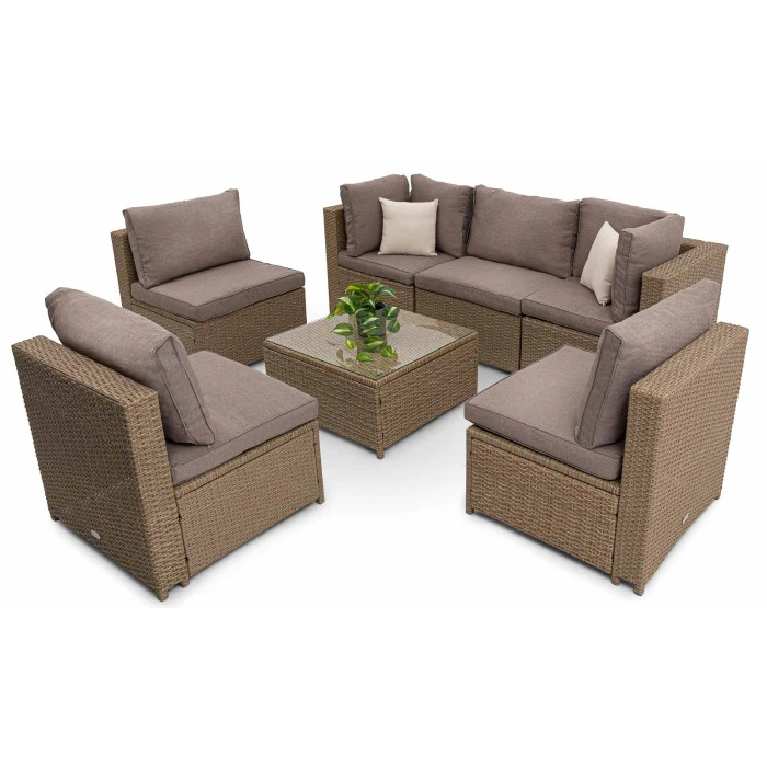 Набор садовой мебели Di Volio Torino Бежевый/Светло-серый