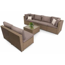 Набір садових меблів Di Volio Torino Бежевий/Світло-сірий