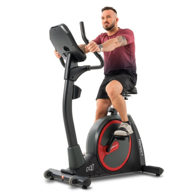 Велотренажер электромагнитный Hop-Sport HS-300H Aspect серый+мат