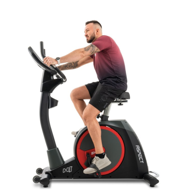 Велотренажер электромагнитный Hop-Sport HS-300H Aspect серый+мат