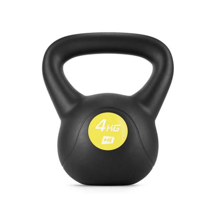 Гиря виниловая 4кг Hop-Sport HS-PB004KB черная
